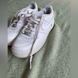 White Nike Air Forces